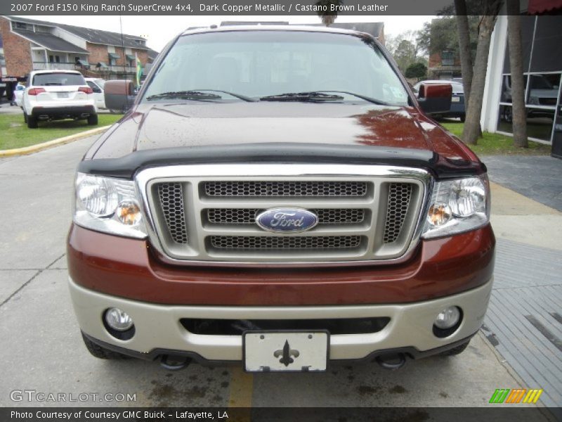 Dark Copper Metallic / Castano Brown Leather 2007 Ford F150 King Ranch SuperCrew 4x4