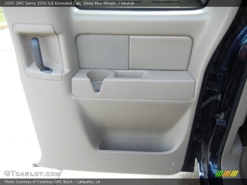 Deep Blue Metallic / Neutral 2005 GMC Sierra 1500 SLE Extended Cab
