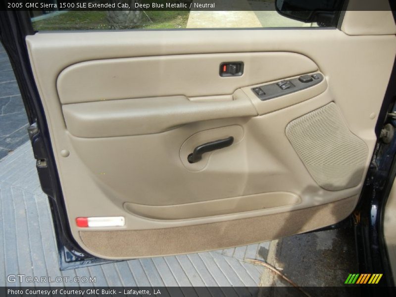 Deep Blue Metallic / Neutral 2005 GMC Sierra 1500 SLE Extended Cab