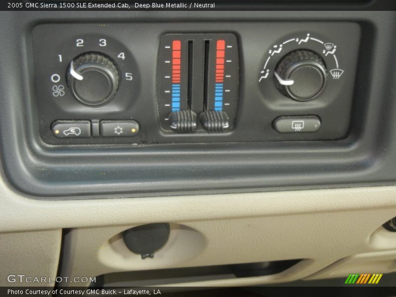 Deep Blue Metallic / Neutral 2005 GMC Sierra 1500 SLE Extended Cab