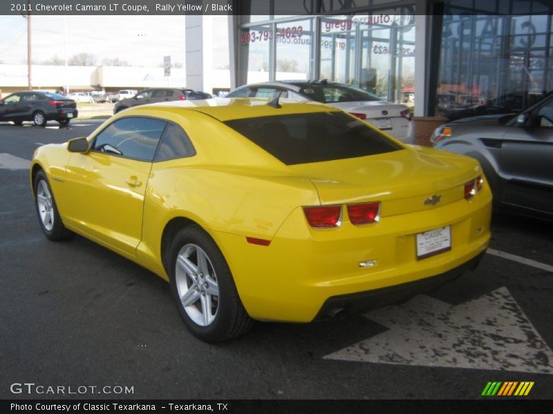 Rally Yellow / Black 2011 Chevrolet Camaro LT Coupe