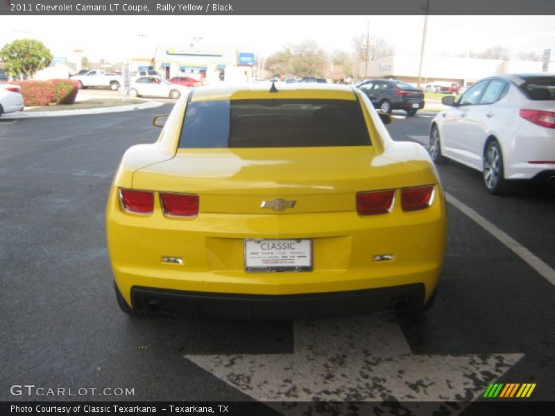 Rally Yellow / Black 2011 Chevrolet Camaro LT Coupe