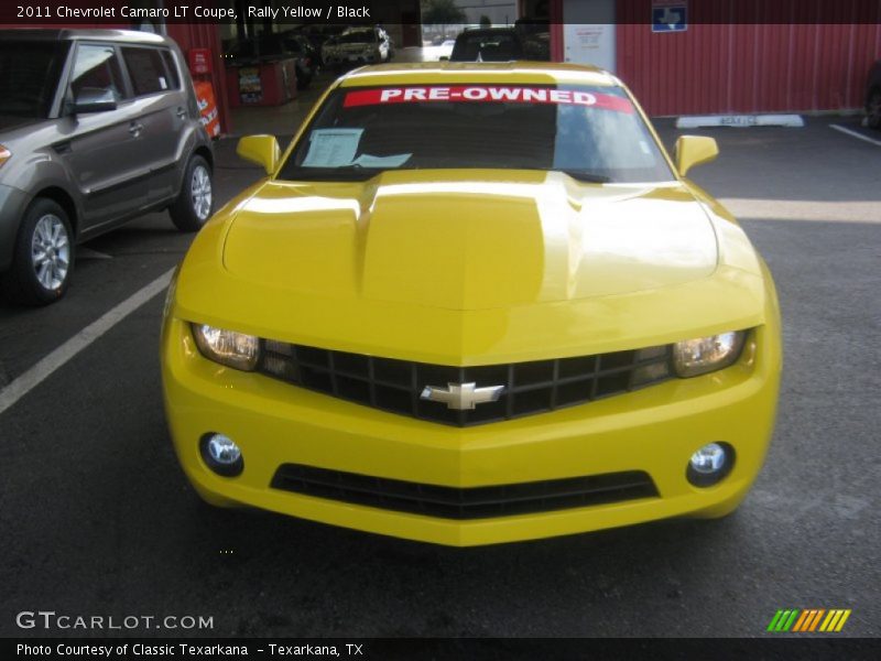 Rally Yellow / Black 2011 Chevrolet Camaro LT Coupe