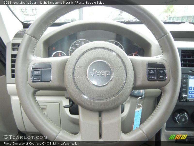 Light Sandstone Metallic / Pastel Pebble Beige 2011 Jeep Liberty Sport