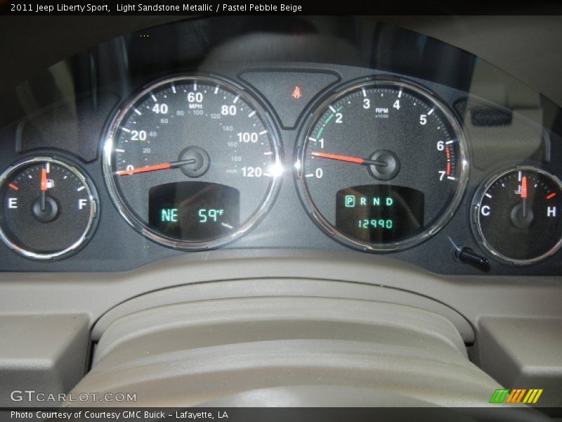 Light Sandstone Metallic / Pastel Pebble Beige 2011 Jeep Liberty Sport