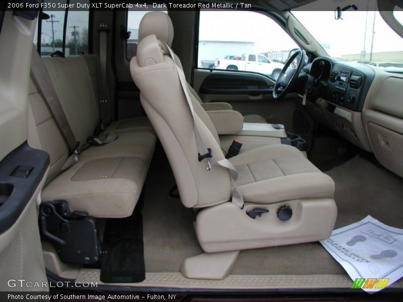 Dark Toreador Red Metallic / Tan 2006 Ford F350 Super Duty XLT SuperCab 4x4