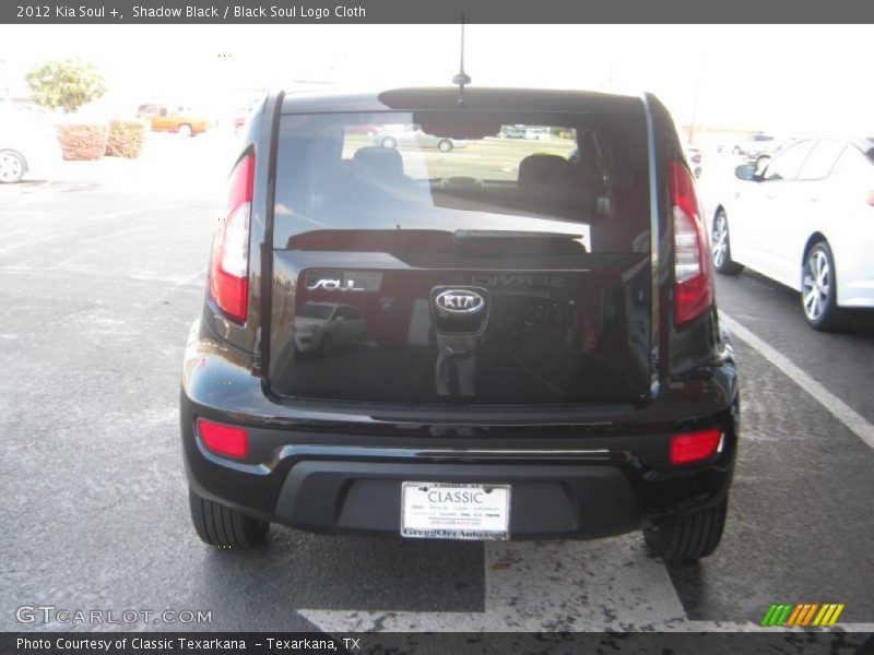 Shadow Black / Black Soul Logo Cloth 2012 Kia Soul +