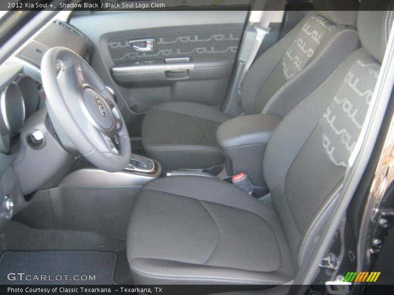 Shadow Black / Black Soul Logo Cloth 2012 Kia Soul +
