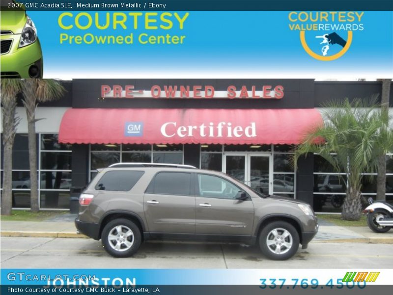 Medium Brown Metallic / Ebony 2007 GMC Acadia SLE