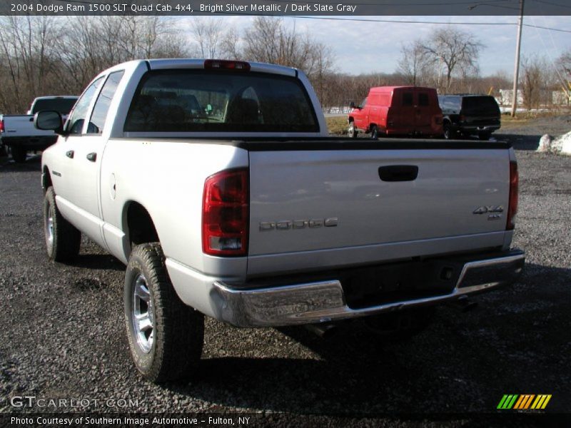 Bright Silver Metallic / Dark Slate Gray 2004 Dodge Ram 1500 SLT Quad Cab 4x4