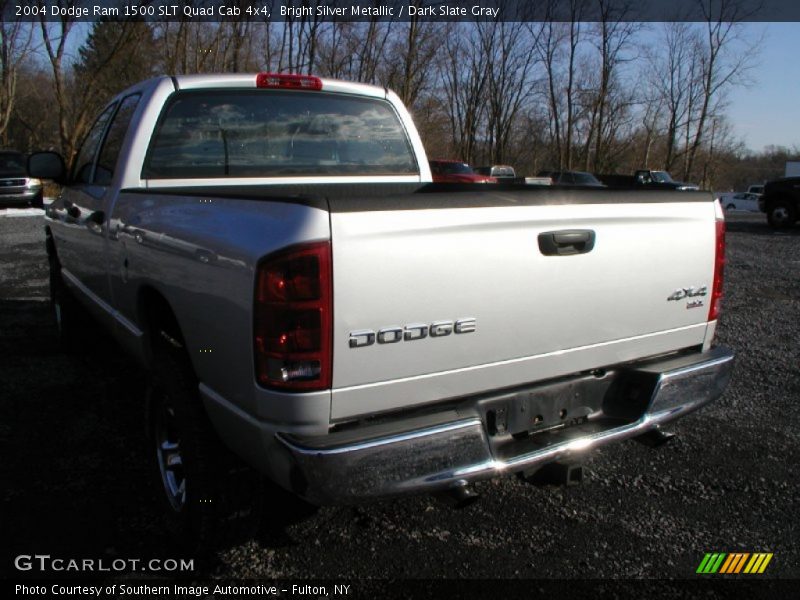 Bright Silver Metallic / Dark Slate Gray 2004 Dodge Ram 1500 SLT Quad Cab 4x4