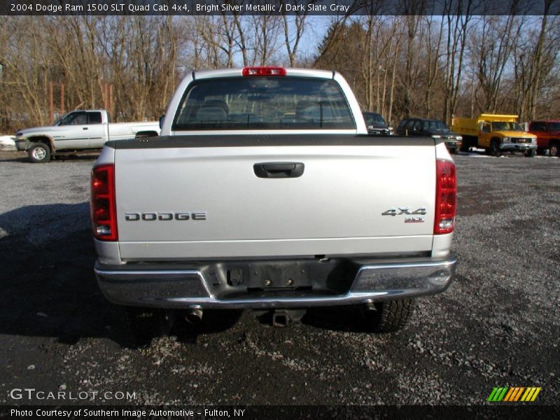 Bright Silver Metallic / Dark Slate Gray 2004 Dodge Ram 1500 SLT Quad Cab 4x4