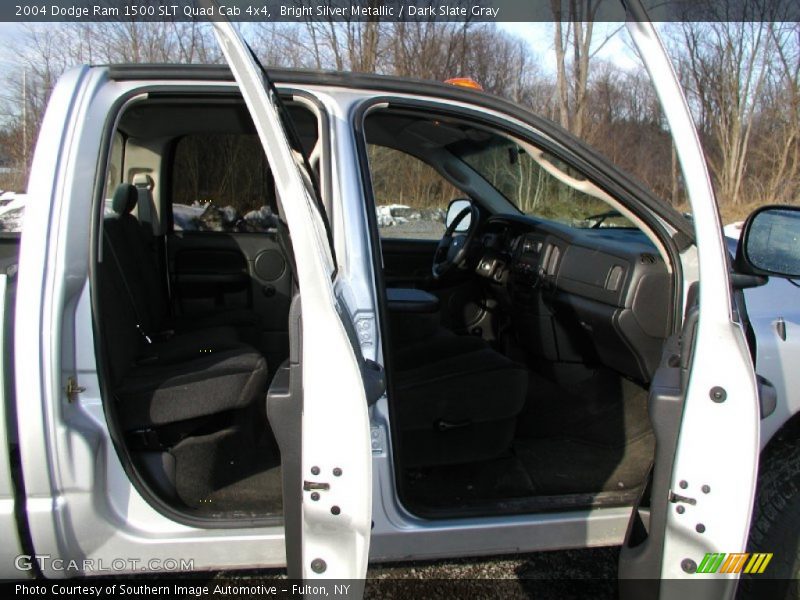 Bright Silver Metallic / Dark Slate Gray 2004 Dodge Ram 1500 SLT Quad Cab 4x4