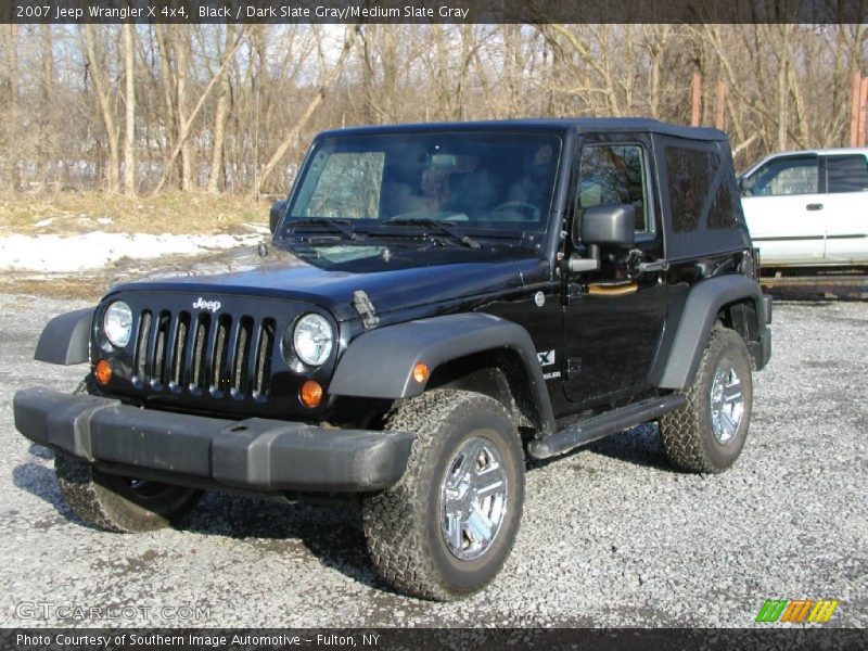 Black / Dark Slate Gray/Medium Slate Gray 2007 Jeep Wrangler X 4x4