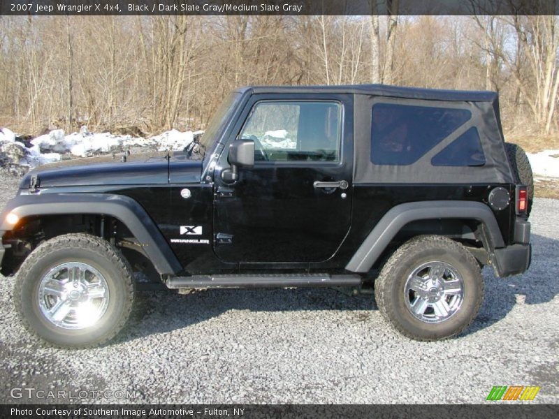 Black / Dark Slate Gray/Medium Slate Gray 2007 Jeep Wrangler X 4x4