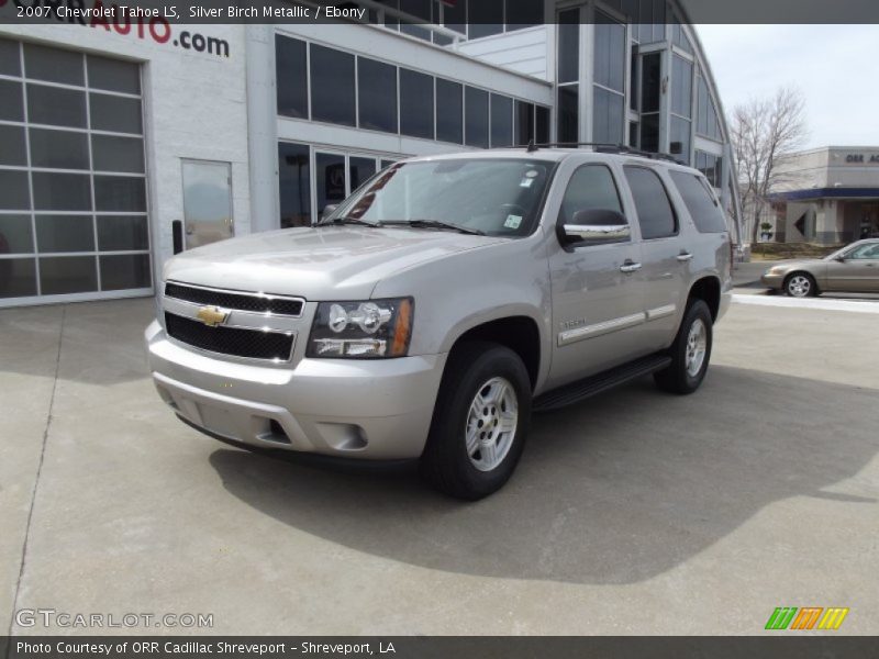 Silver Birch Metallic / Ebony 2007 Chevrolet Tahoe LS