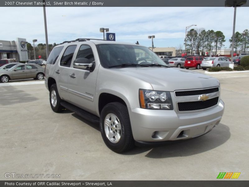 Silver Birch Metallic / Ebony 2007 Chevrolet Tahoe LS