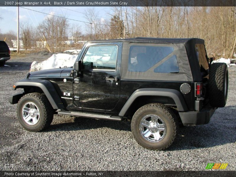 Black / Dark Slate Gray/Medium Slate Gray 2007 Jeep Wrangler X 4x4