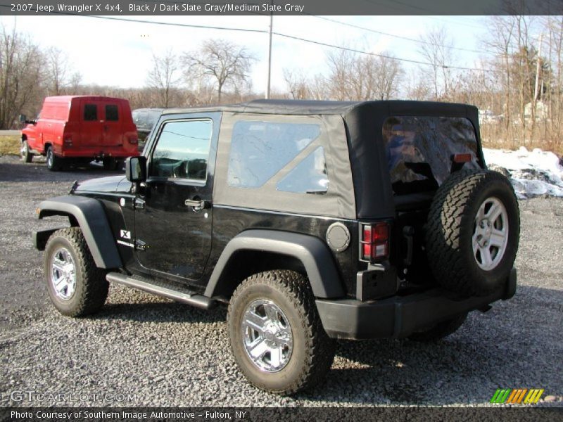 Black / Dark Slate Gray/Medium Slate Gray 2007 Jeep Wrangler X 4x4