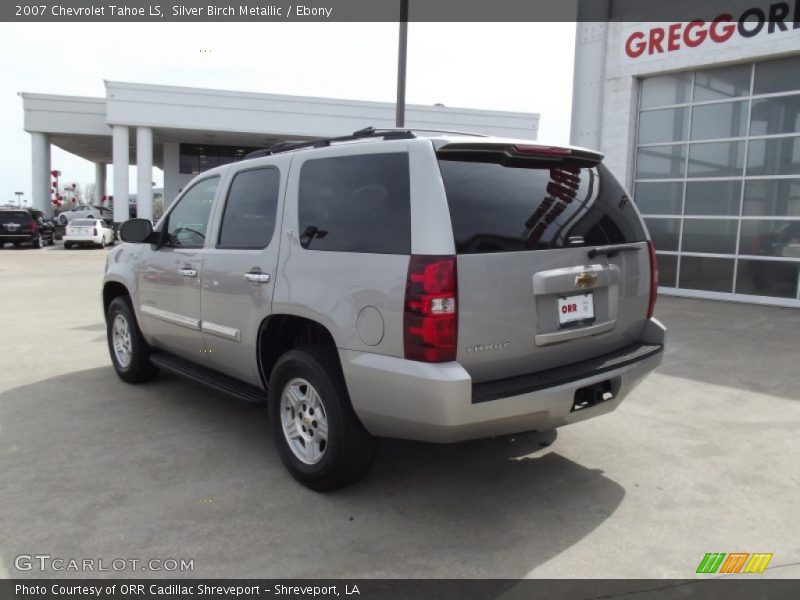 Silver Birch Metallic / Ebony 2007 Chevrolet Tahoe LS