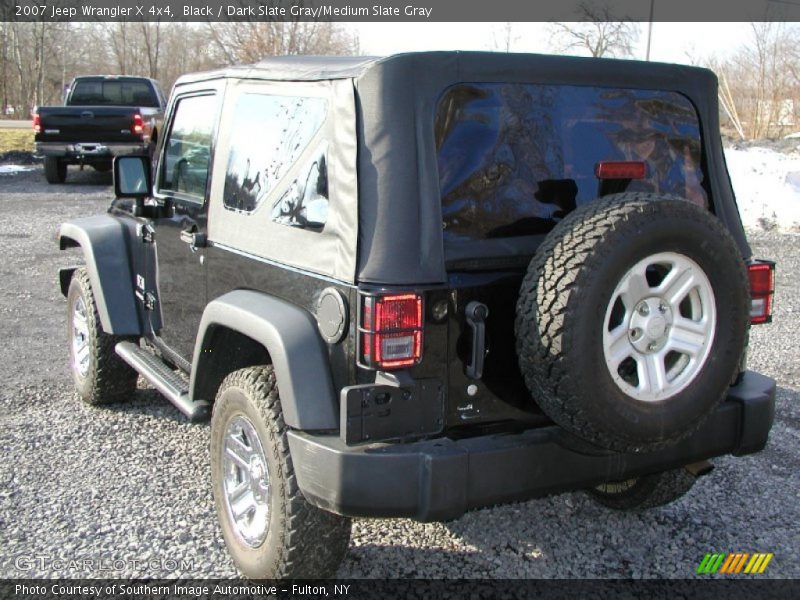Black / Dark Slate Gray/Medium Slate Gray 2007 Jeep Wrangler X 4x4