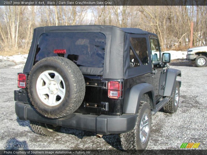 Black / Dark Slate Gray/Medium Slate Gray 2007 Jeep Wrangler X 4x4
