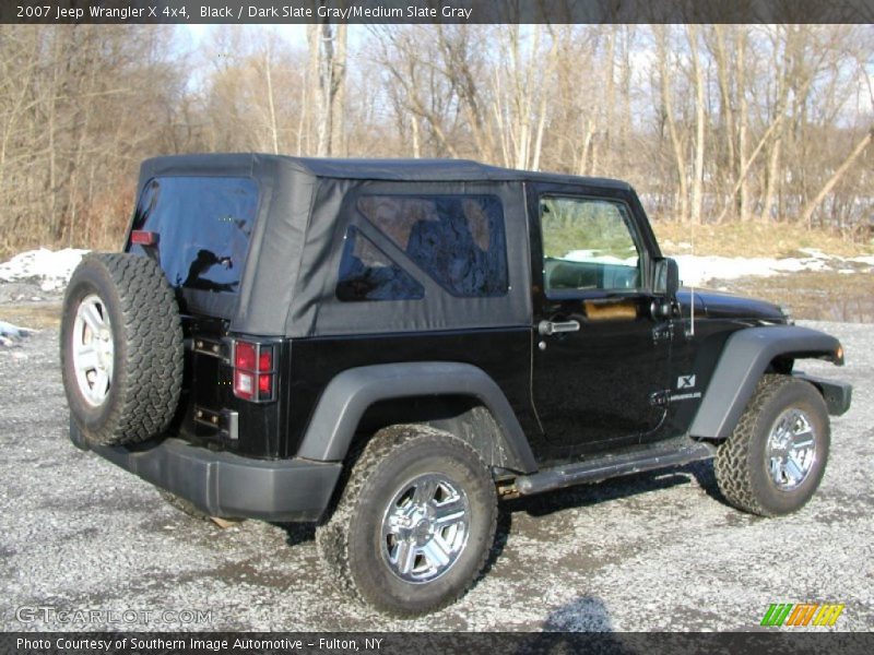 Black / Dark Slate Gray/Medium Slate Gray 2007 Jeep Wrangler X 4x4