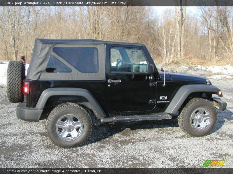 Black / Dark Slate Gray/Medium Slate Gray 2007 Jeep Wrangler X 4x4