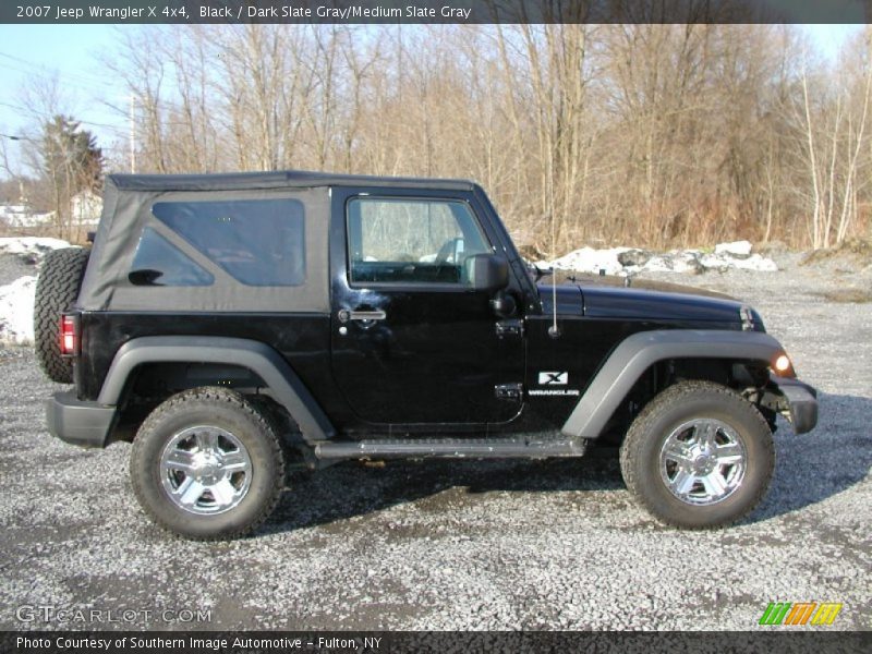 Black / Dark Slate Gray/Medium Slate Gray 2007 Jeep Wrangler X 4x4