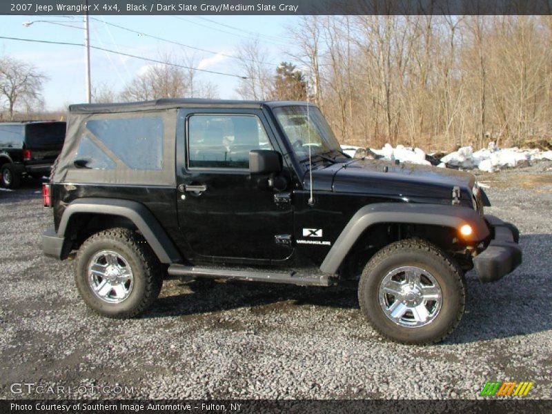 Black / Dark Slate Gray/Medium Slate Gray 2007 Jeep Wrangler X 4x4