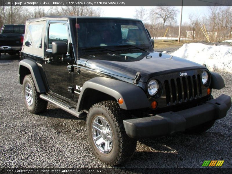 Black / Dark Slate Gray/Medium Slate Gray 2007 Jeep Wrangler X 4x4