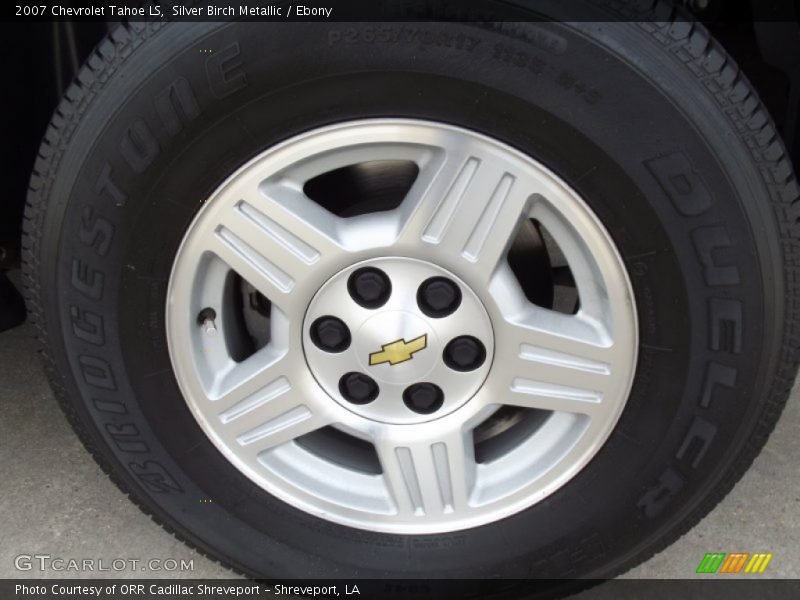 Silver Birch Metallic / Ebony 2007 Chevrolet Tahoe LS