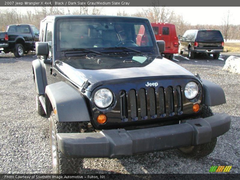 Black / Dark Slate Gray/Medium Slate Gray 2007 Jeep Wrangler X 4x4