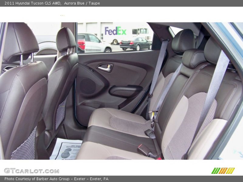 Aurora Blue / Taupe 2011 Hyundai Tucson GLS AWD