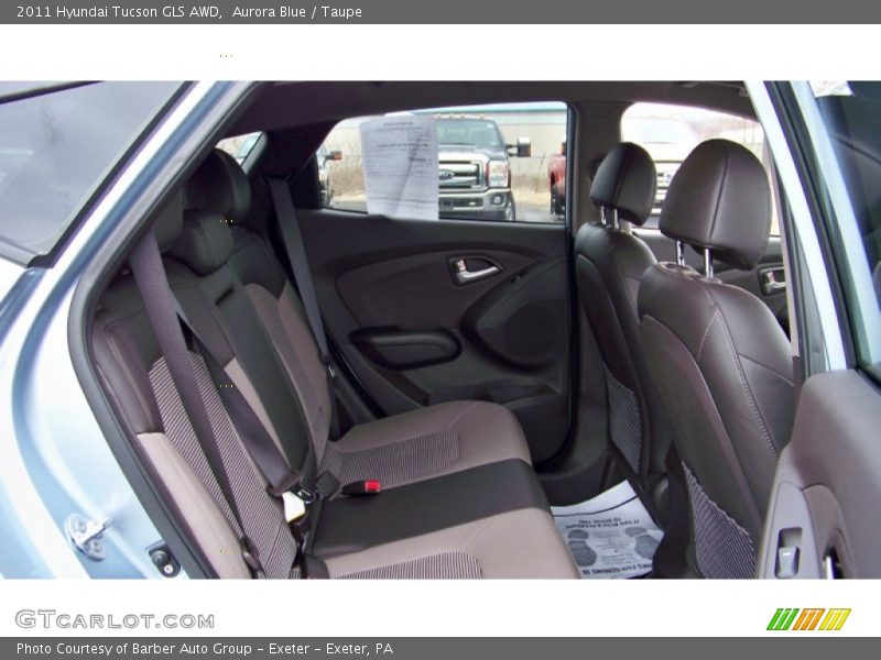 Aurora Blue / Taupe 2011 Hyundai Tucson GLS AWD