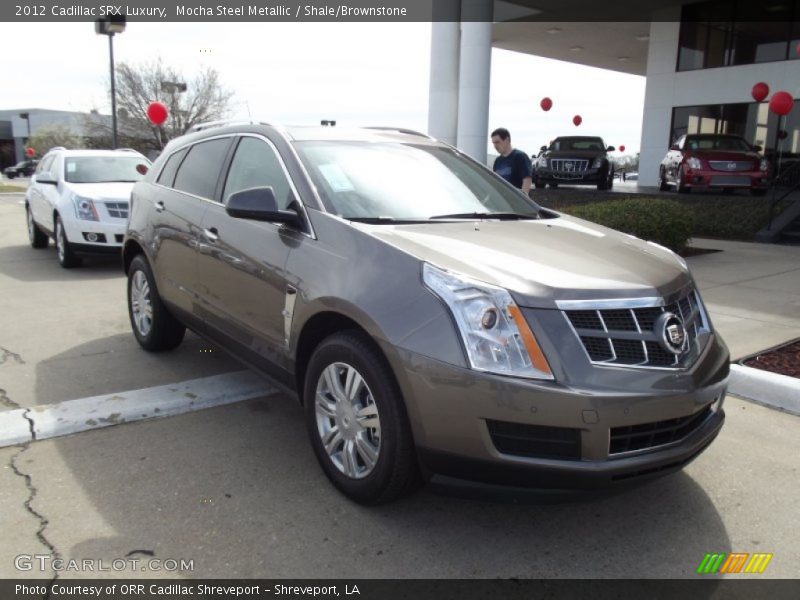 Mocha Steel Metallic / Shale/Brownstone 2012 Cadillac SRX Luxury
