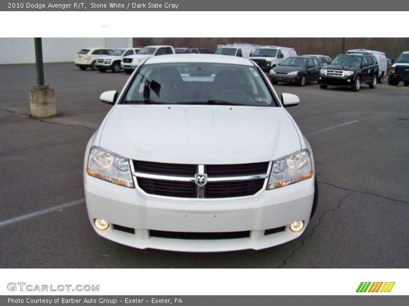 Stone White / Dark Slate Gray 2010 Dodge Avenger R/T