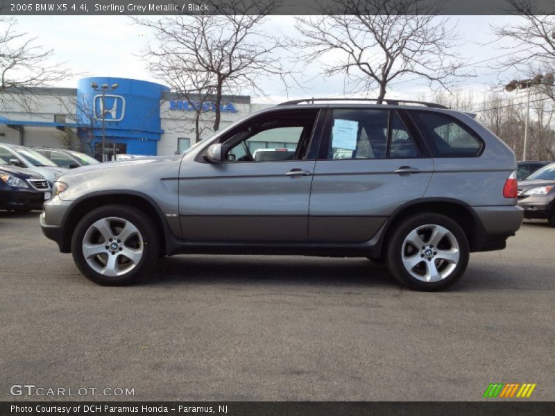 Sterling Grey Metallic / Black 2006 BMW X5 4.4i