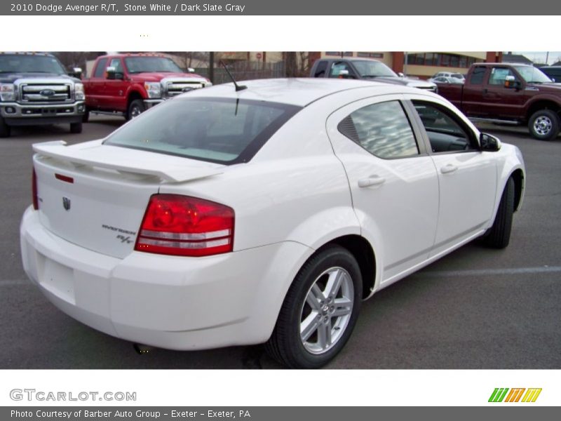 Stone White / Dark Slate Gray 2010 Dodge Avenger R/T