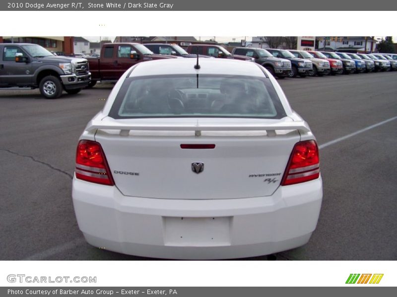 Stone White / Dark Slate Gray 2010 Dodge Avenger R/T