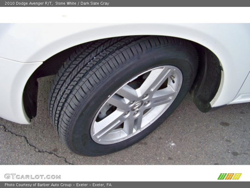 Stone White / Dark Slate Gray 2010 Dodge Avenger R/T