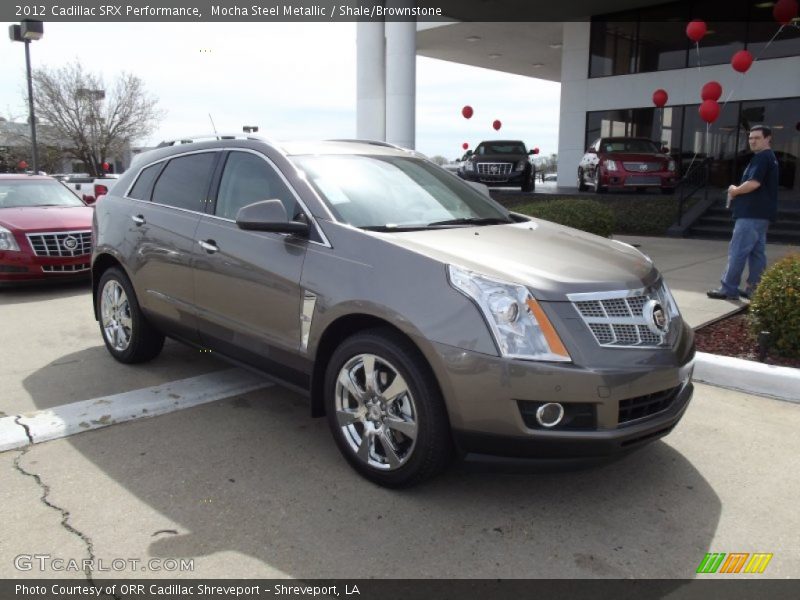 Mocha Steel Metallic / Shale/Brownstone 2012 Cadillac SRX Performance