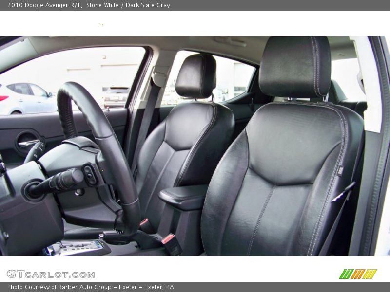 Stone White / Dark Slate Gray 2010 Dodge Avenger R/T