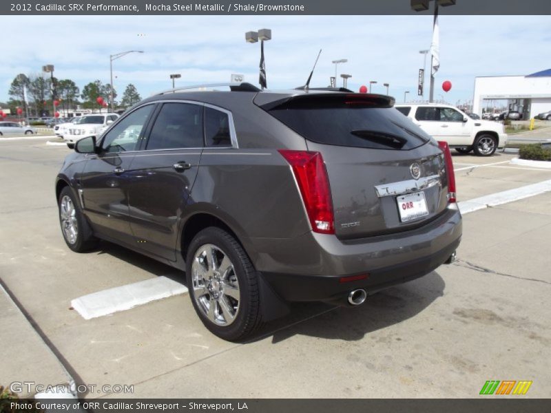 Mocha Steel Metallic / Shale/Brownstone 2012 Cadillac SRX Performance