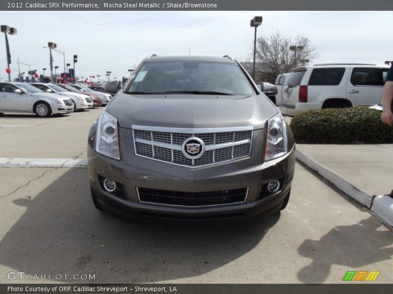 Mocha Steel Metallic / Shale/Brownstone 2012 Cadillac SRX Performance