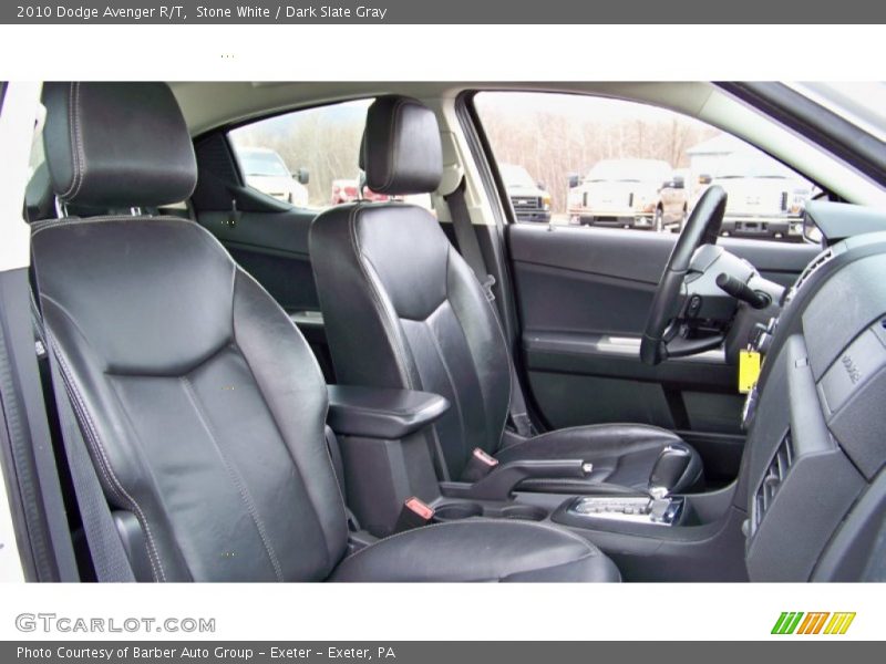Stone White / Dark Slate Gray 2010 Dodge Avenger R/T