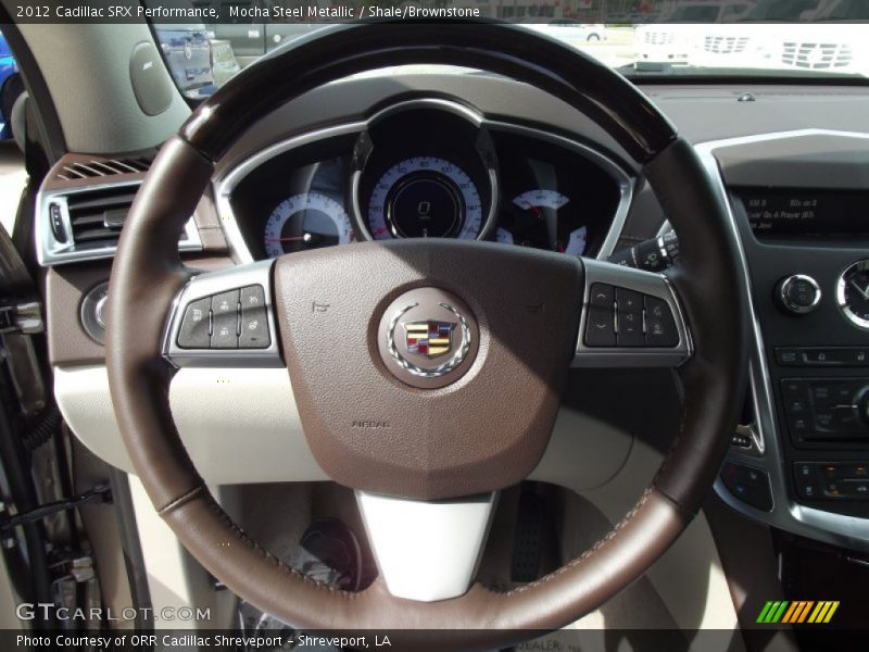 Mocha Steel Metallic / Shale/Brownstone 2012 Cadillac SRX Performance