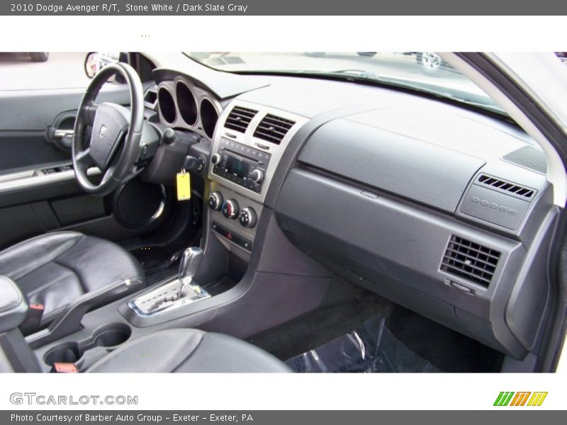 Stone White / Dark Slate Gray 2010 Dodge Avenger R/T