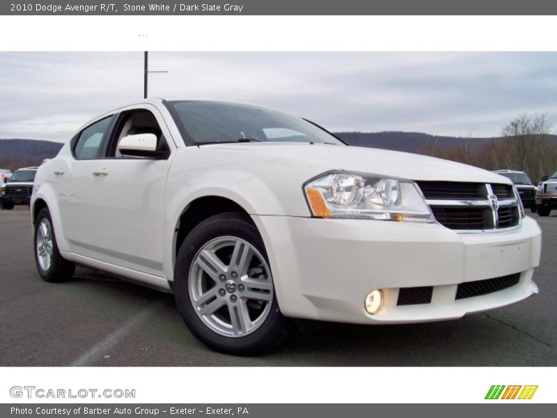 Stone White / Dark Slate Gray 2010 Dodge Avenger R/T