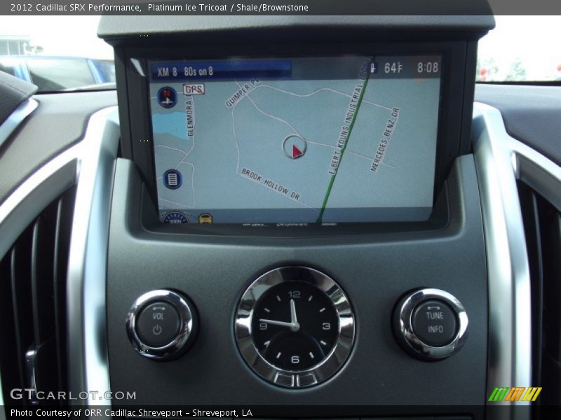 Platinum Ice Tricoat / Shale/Brownstone 2012 Cadillac SRX Performance